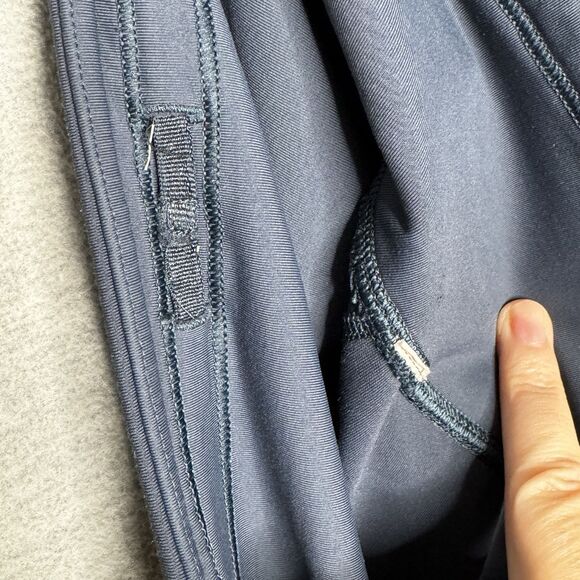 Lululemon On Your Mark Crop Women's Size 12 Leggings Midnight Navy Blue Cinched - Picture 8 of 8